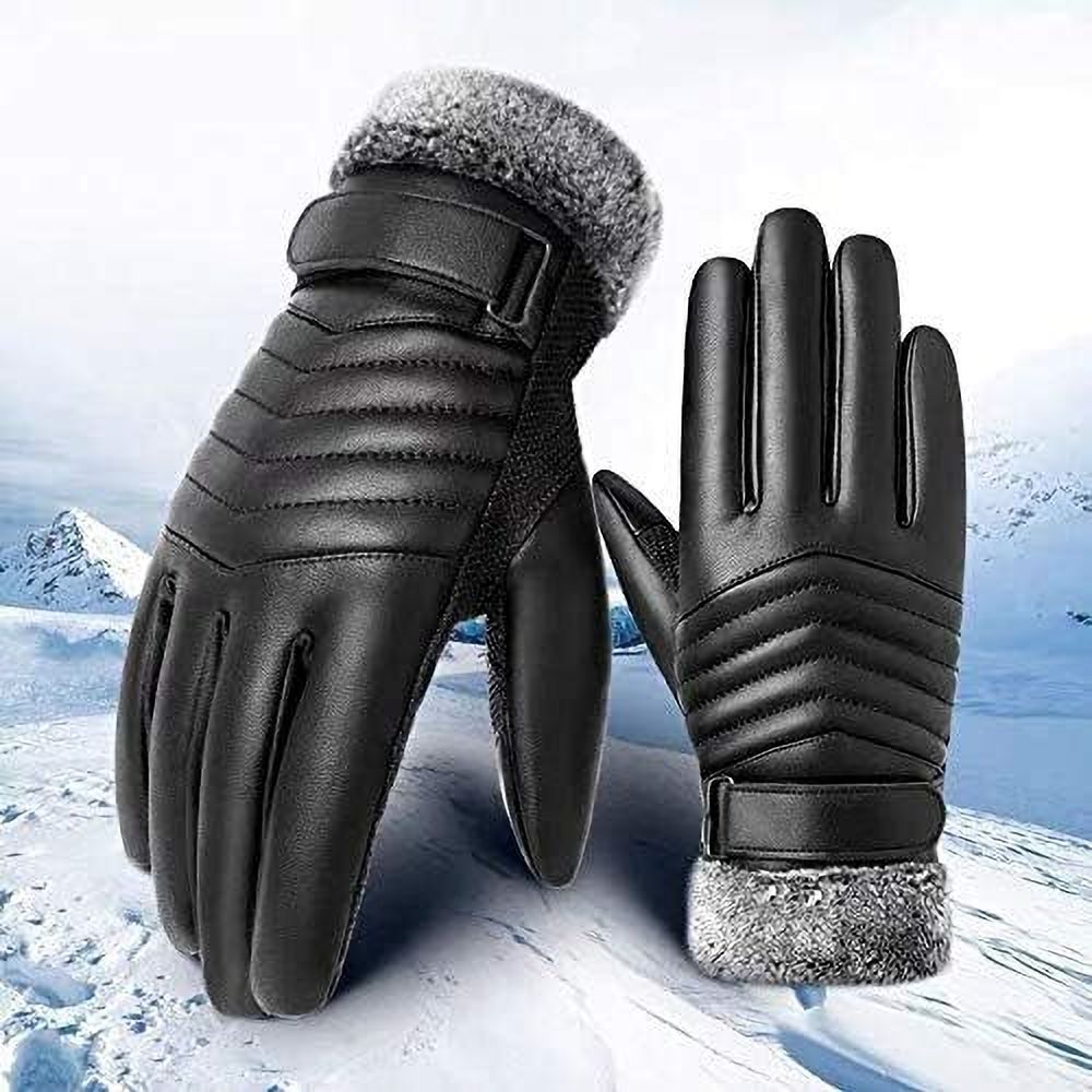 frackson Self Design, Solid Winter Men Gloves-picture-23