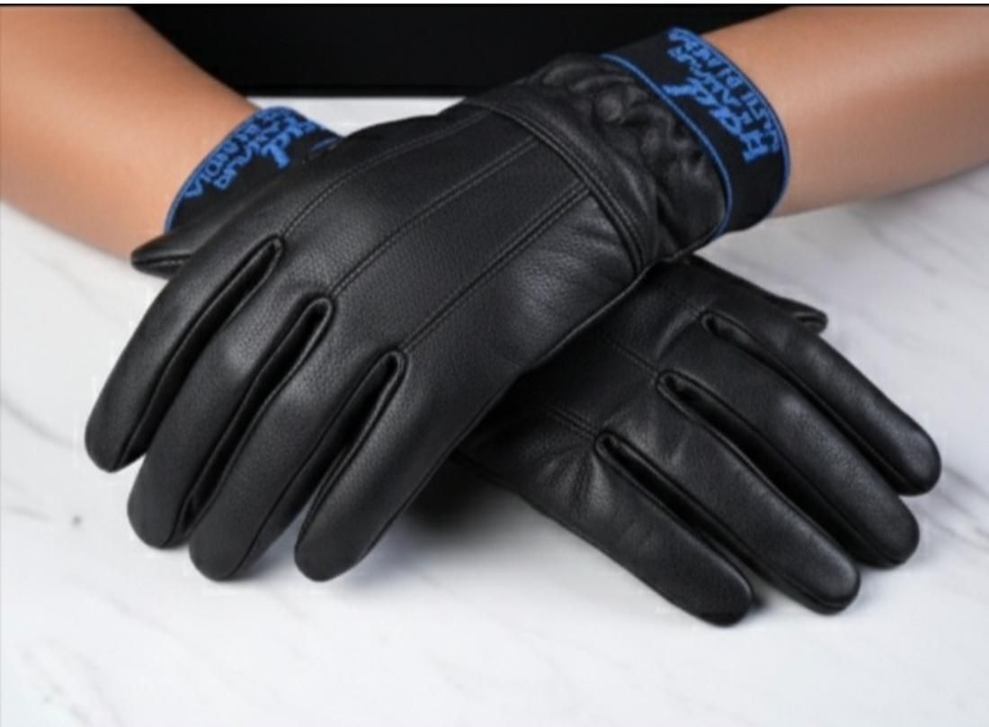 azad Solid, Self Design Winter Men Gloves-picture-15