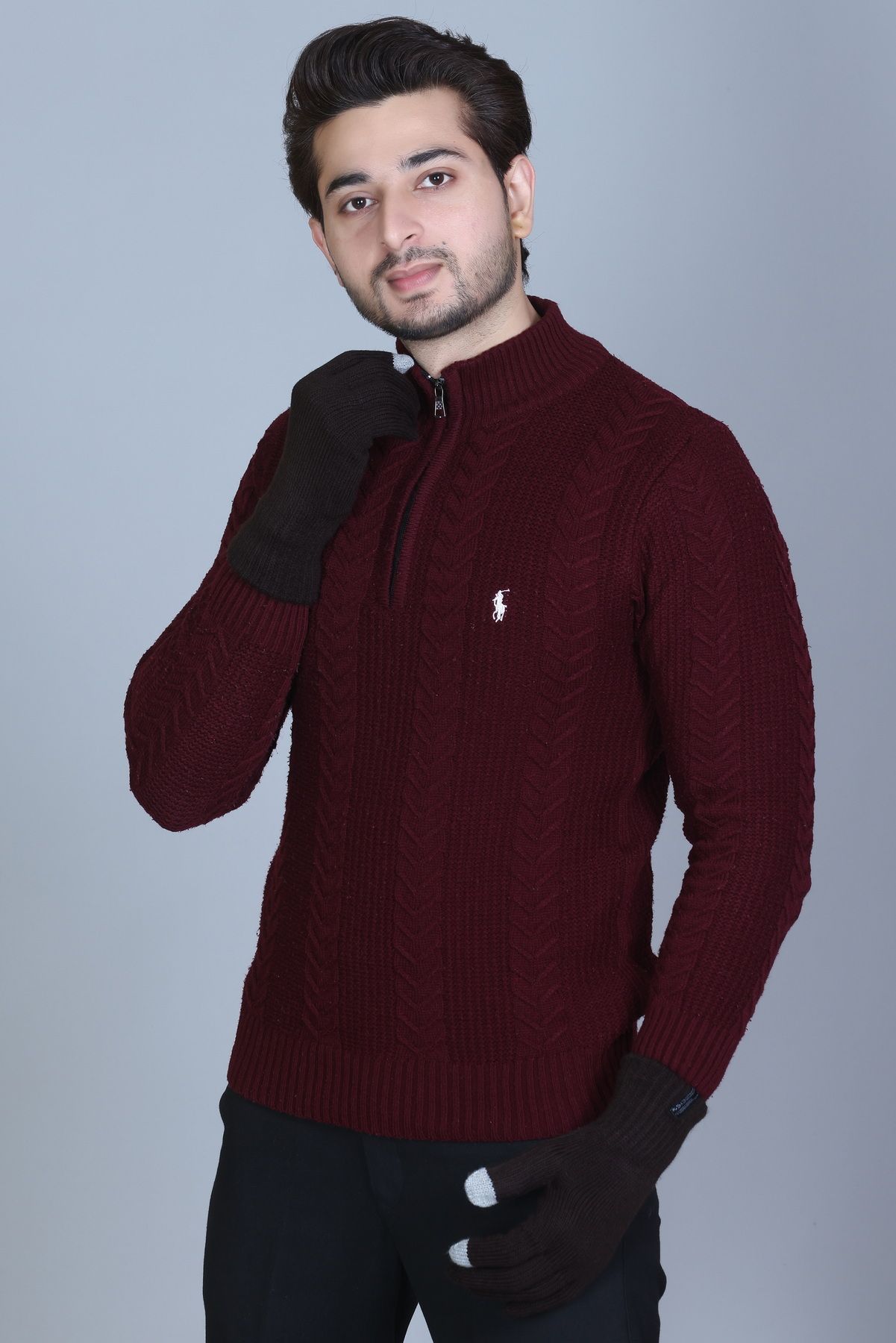 513 Solid Winter Men Gloves-picture-35