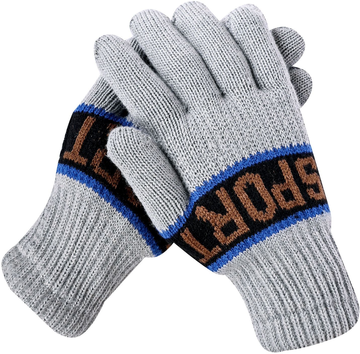 sfab Solid, Self Design, Printed Winter Men Gloves-picture-28