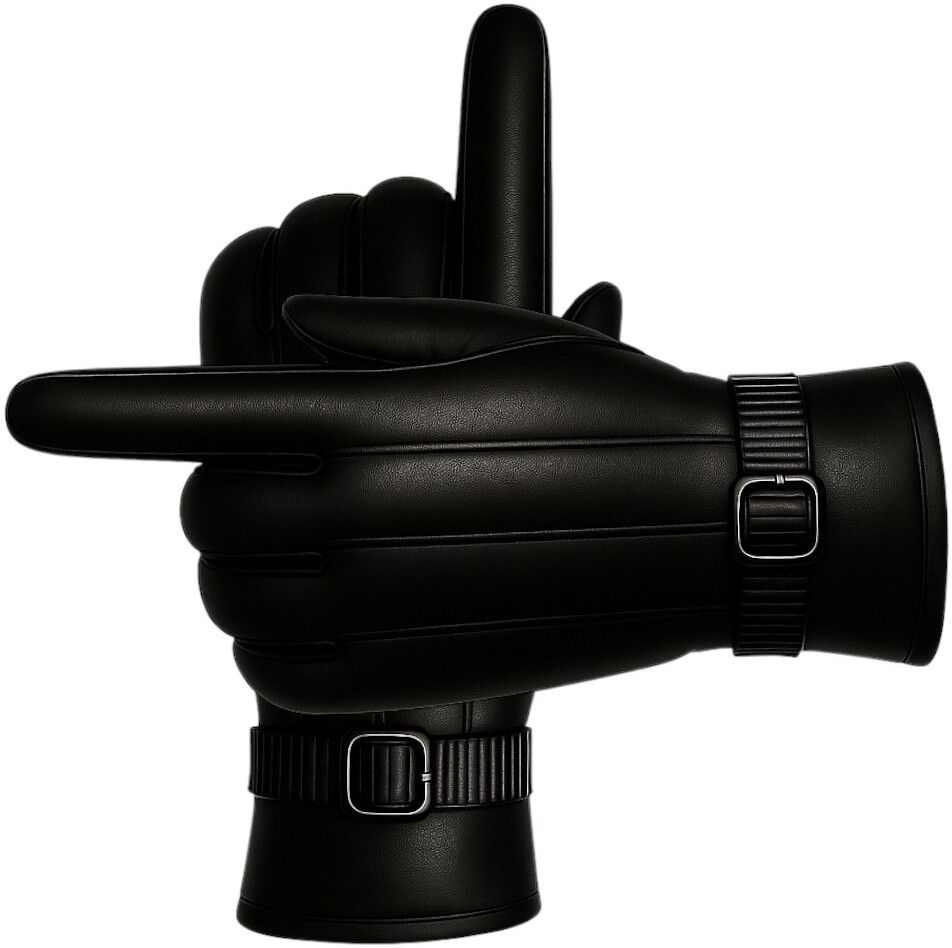 the lexry nation Solid Winter Men Gloves-picture-33