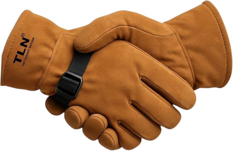 tln the lexry nation Solid Winter Men Gloves-picture-22
