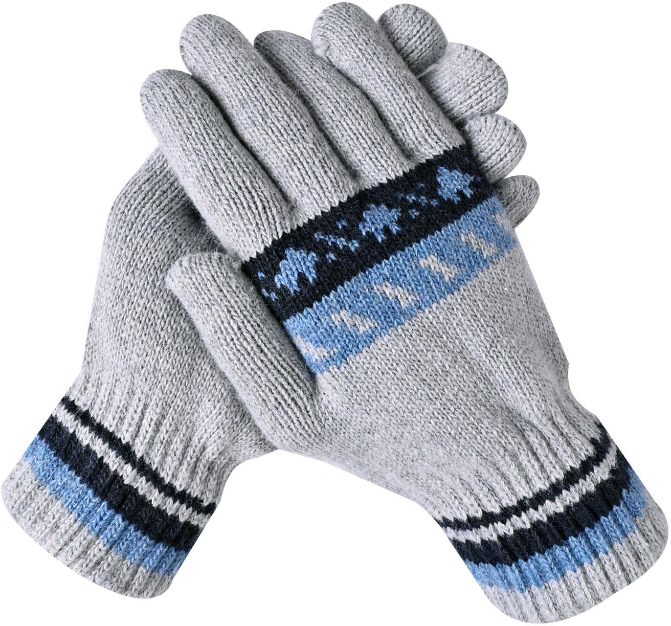 sfab Geometric Print, Self Design, Printed Winter Men Gloves-picture-36
