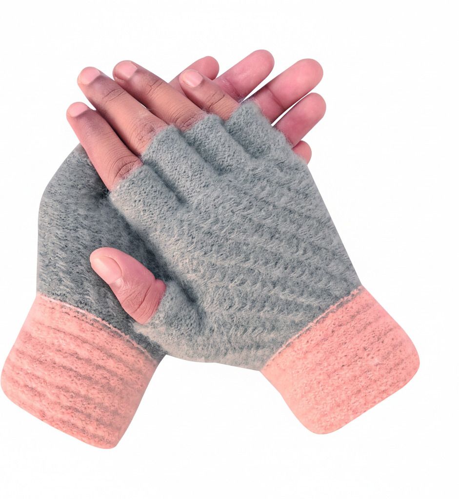 desoria Solid, Self Design, Woven Winter Men Gloves-picture-19