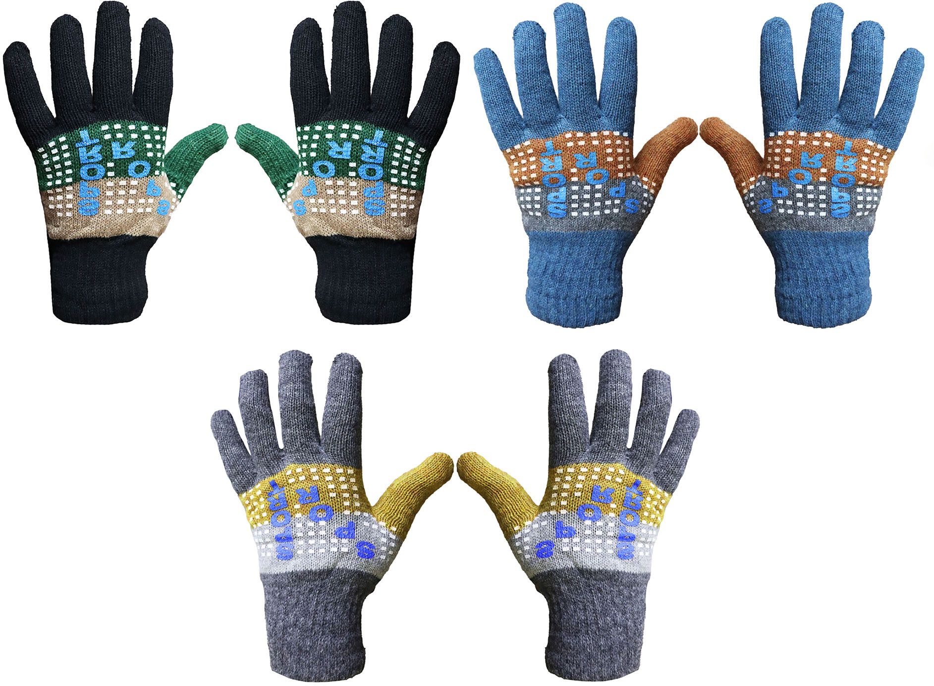 kronado Printed Winter Men Gloves-picture-25