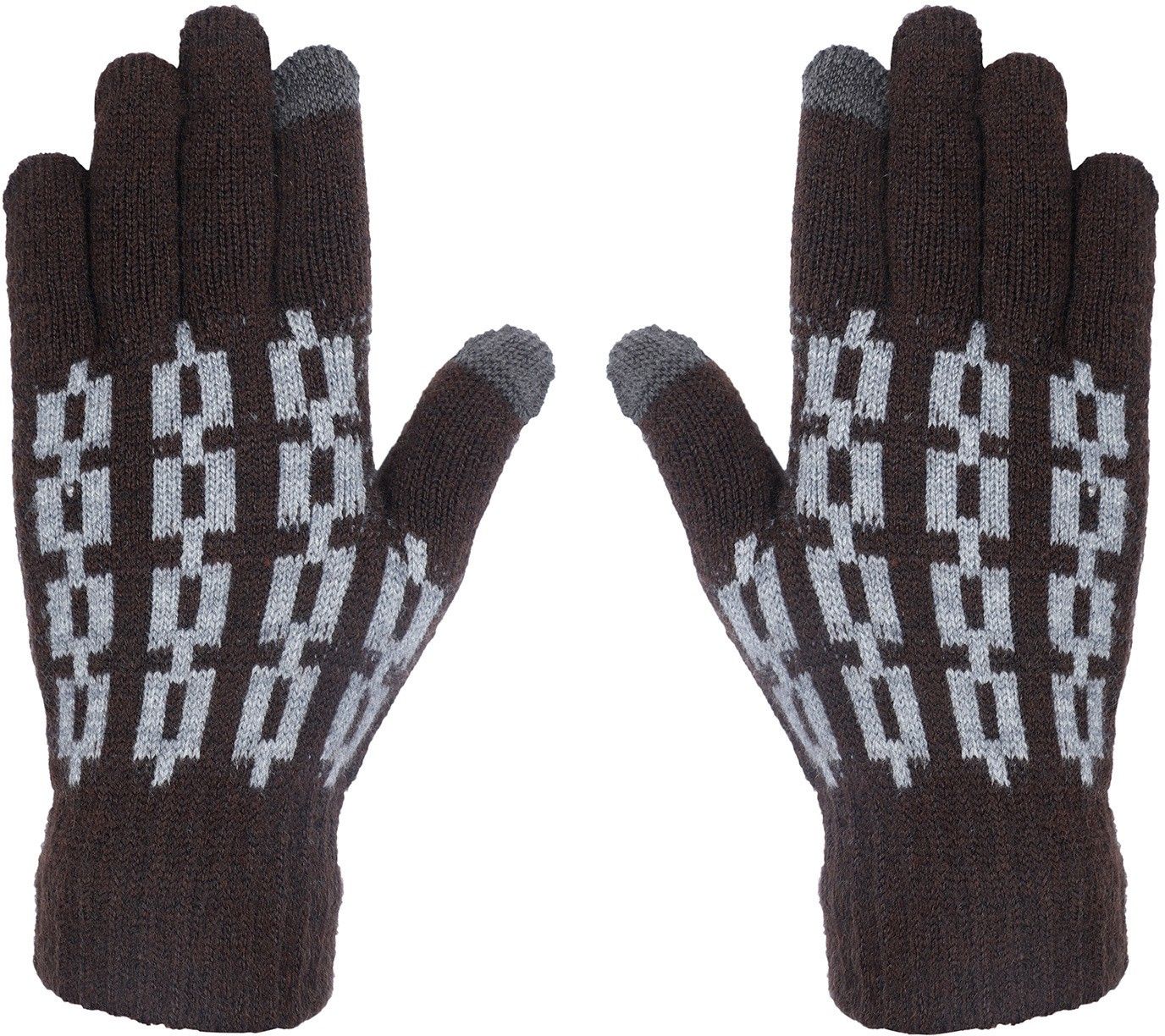 loom legacy Self Design Winter Men Gloves-picture-47