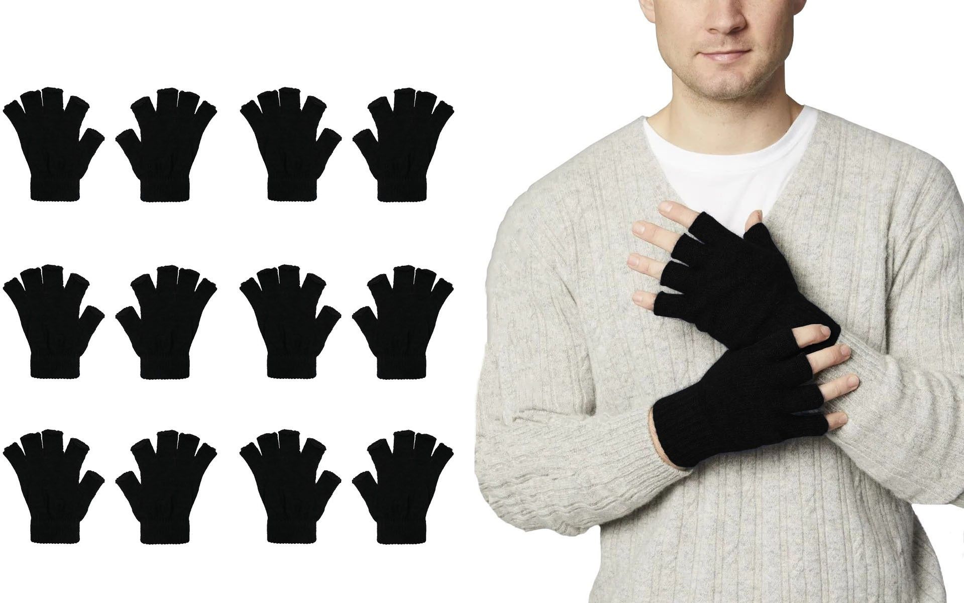 yuneek Solid Winter Men Gloves-picture-23