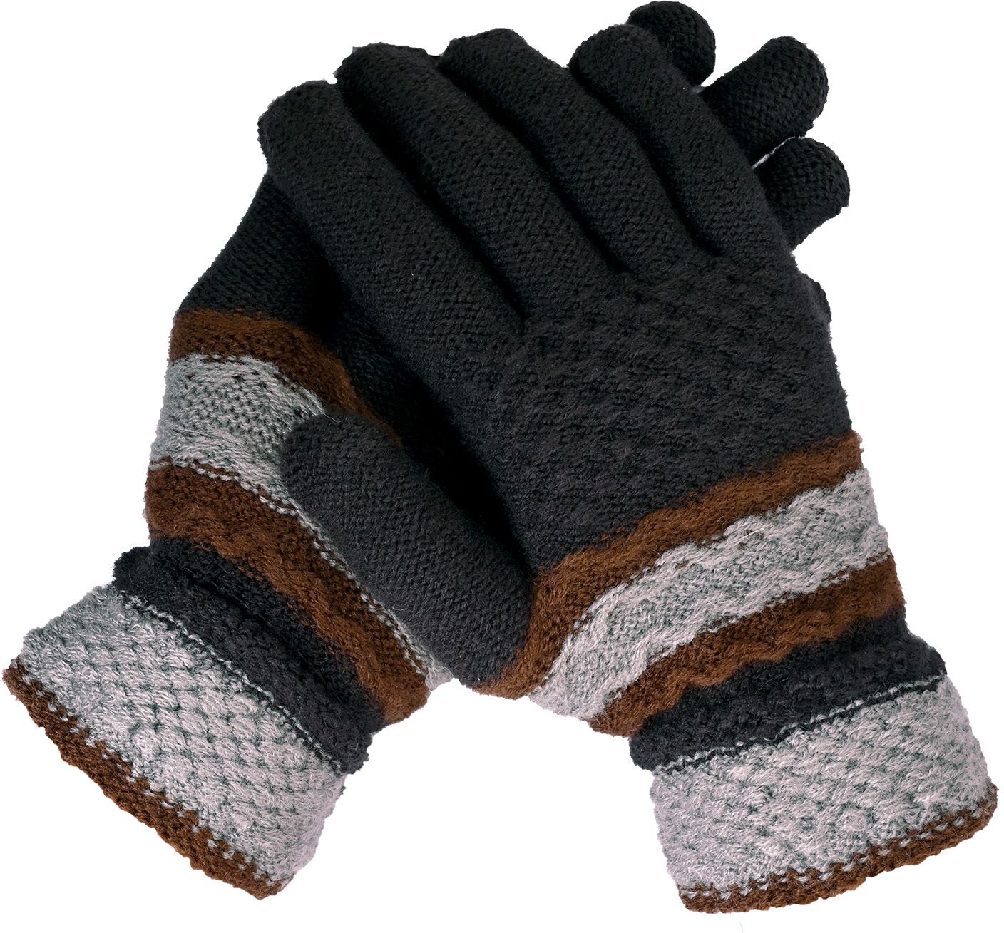 Solid, Self Design, Printed Winter Men Gloves-image-5