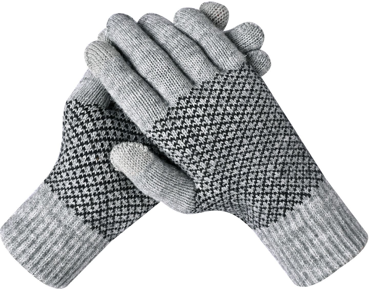loom legacy Checkered, Self Design, Printed Winter Men Gloves-picture-34