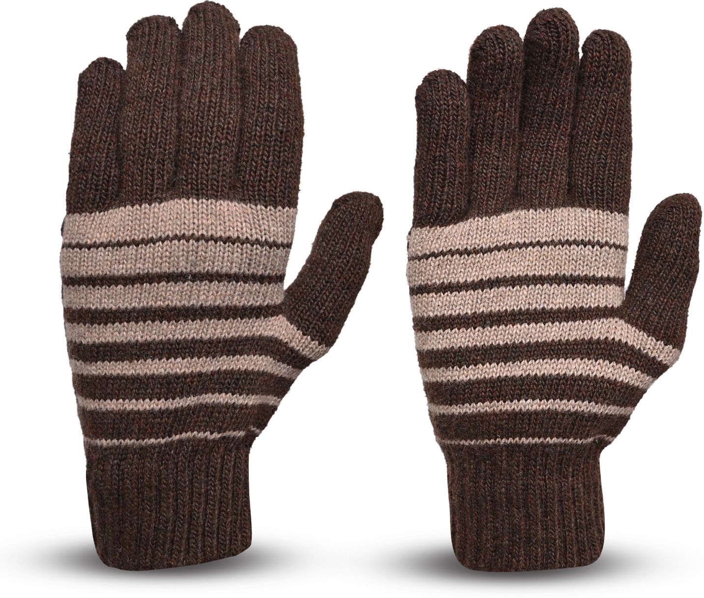 loom legacy Striped, Self Design, Printed Winter Men Gloves-picture-23