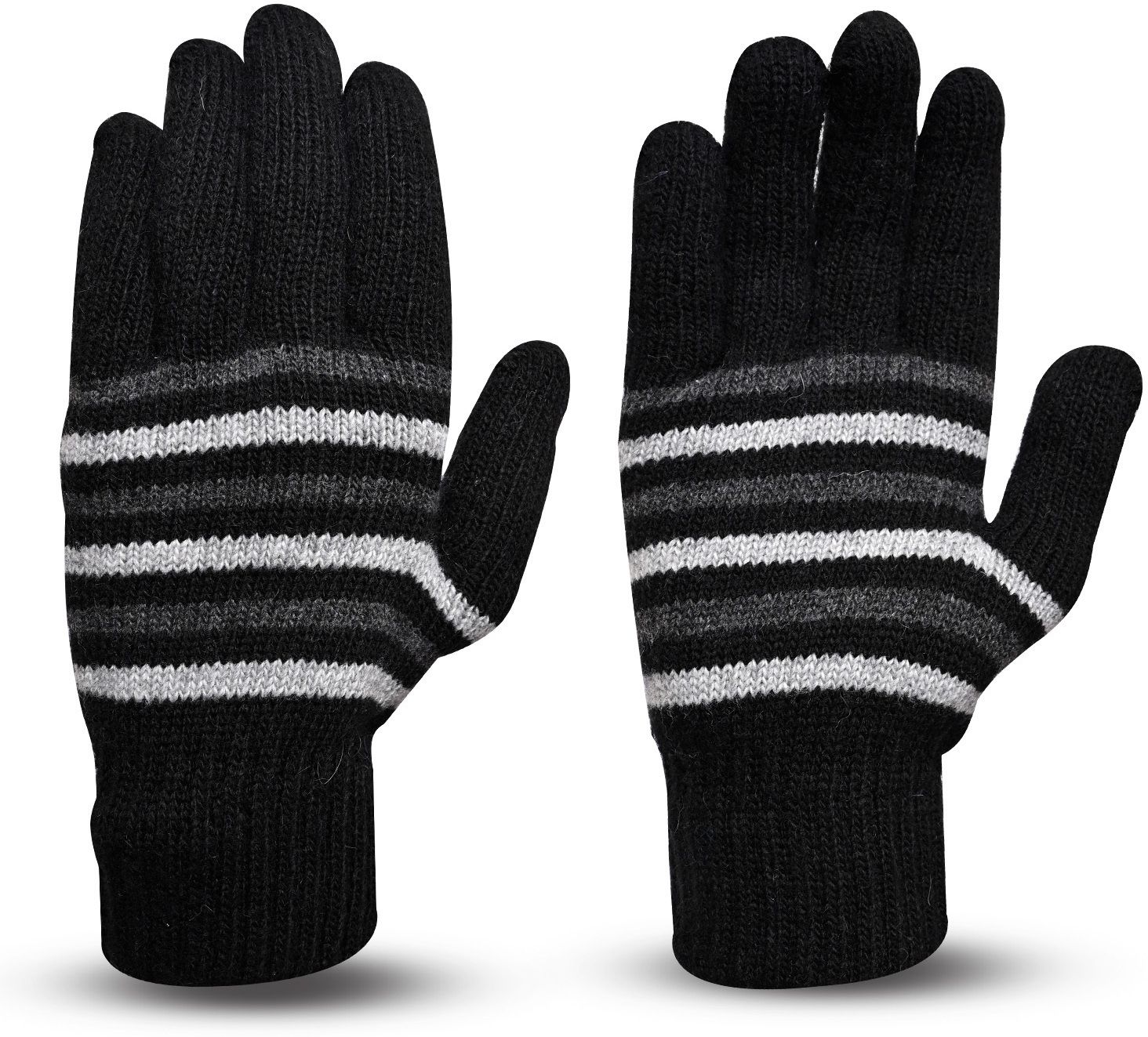 loom legacy Striped, Self Design Winter Men Gloves-picture-36