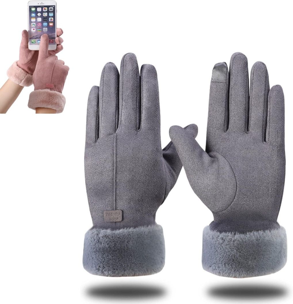 Solid Winter Women Gloves-image-26