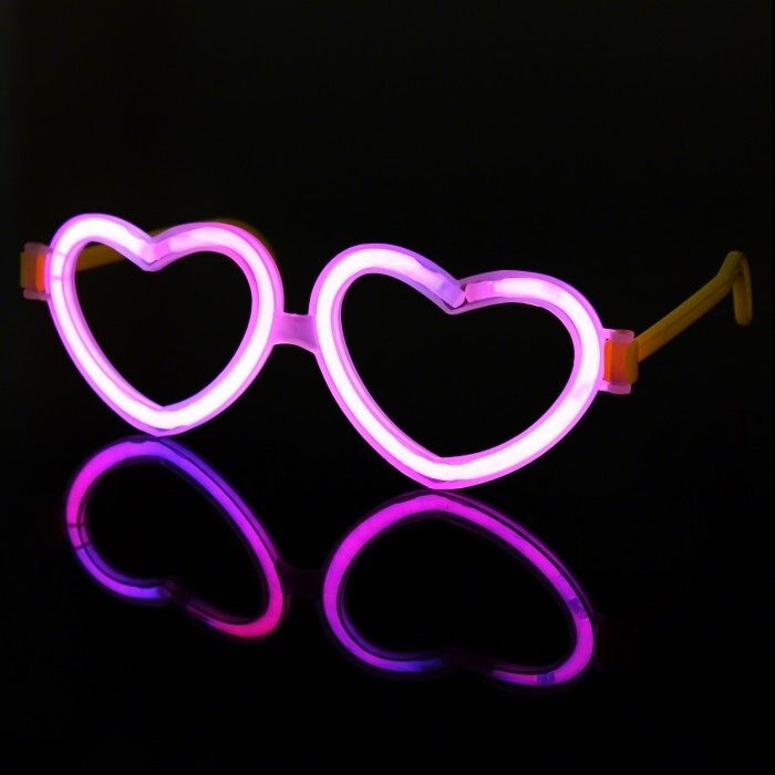 party midlinkerz Eyeglasses Heart Shape Glowing Glasses Party Glow Ornament-picture-20