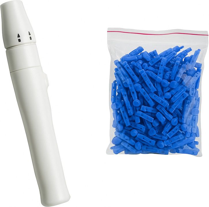 Dr. Morepen lancing device + 50 Glucometer Lancets