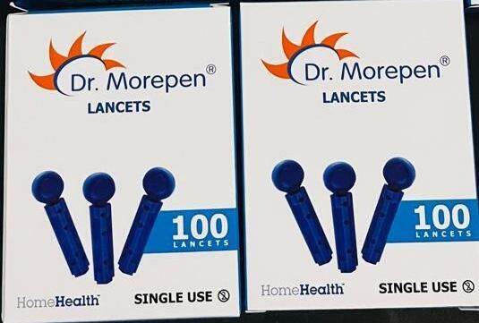 Dr. Morepen Round pack of 200 Glucometer Lancets