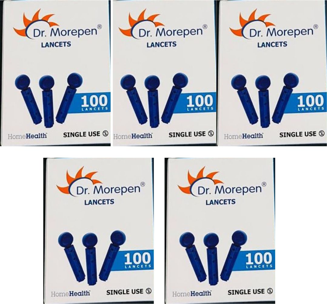 Dr. Morepen Round pack of 500 Glucometer Lancets-picture-48