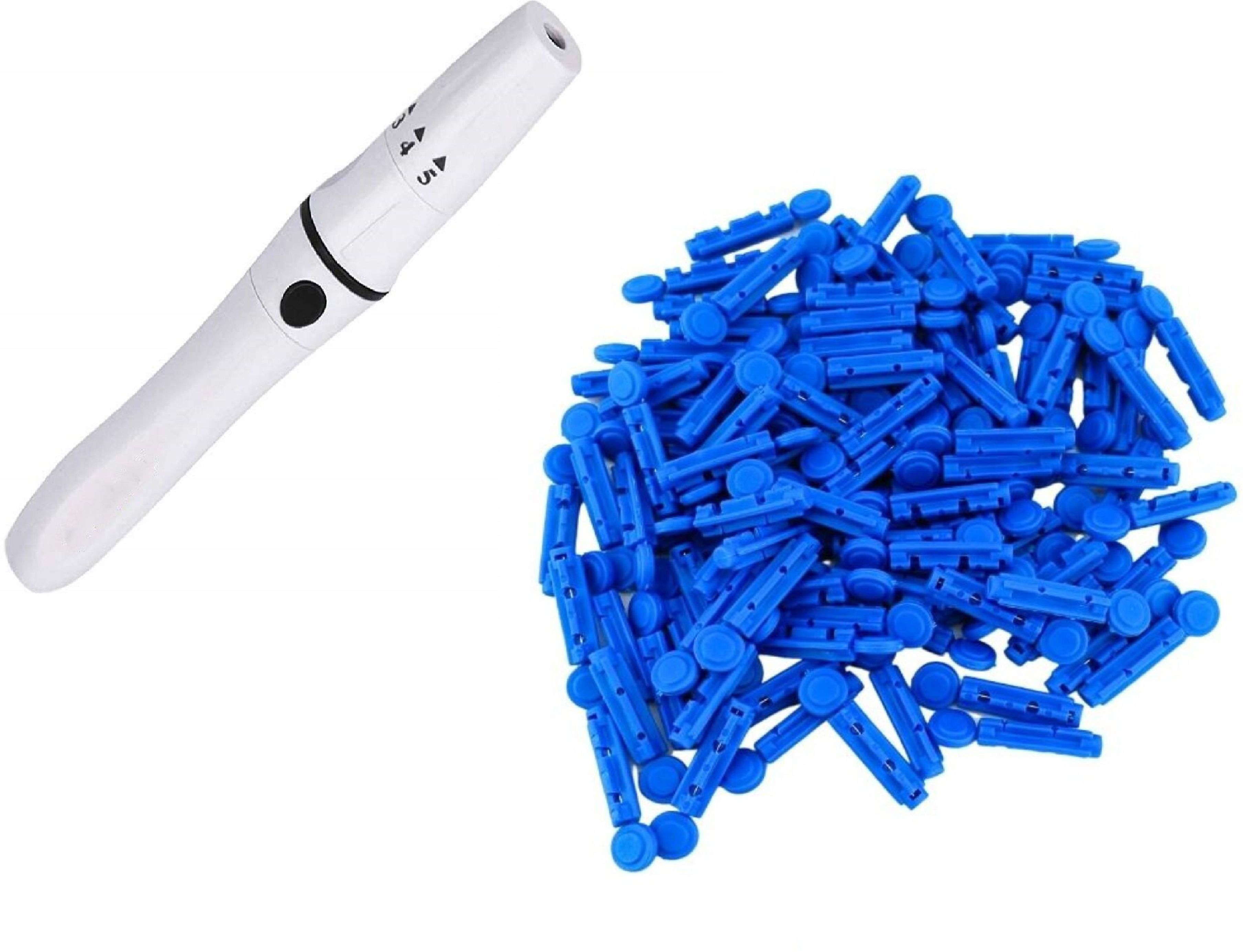 NoMed Lancing Device and 100 Glucometer Lancets-picture-21