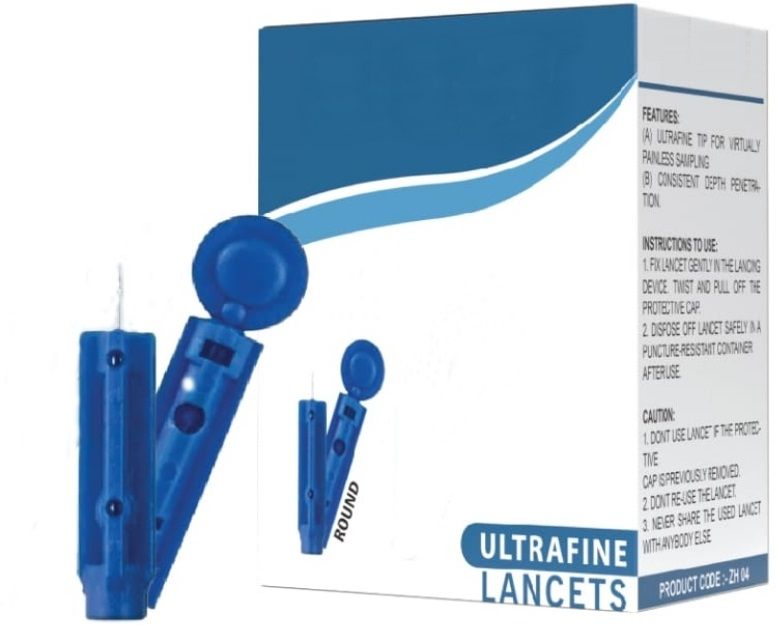 FEDORA EMPIRE 100 Round Lancets Needles 30 gauge Painless Glucometer Lancets Glucometer Lancets-picture-41