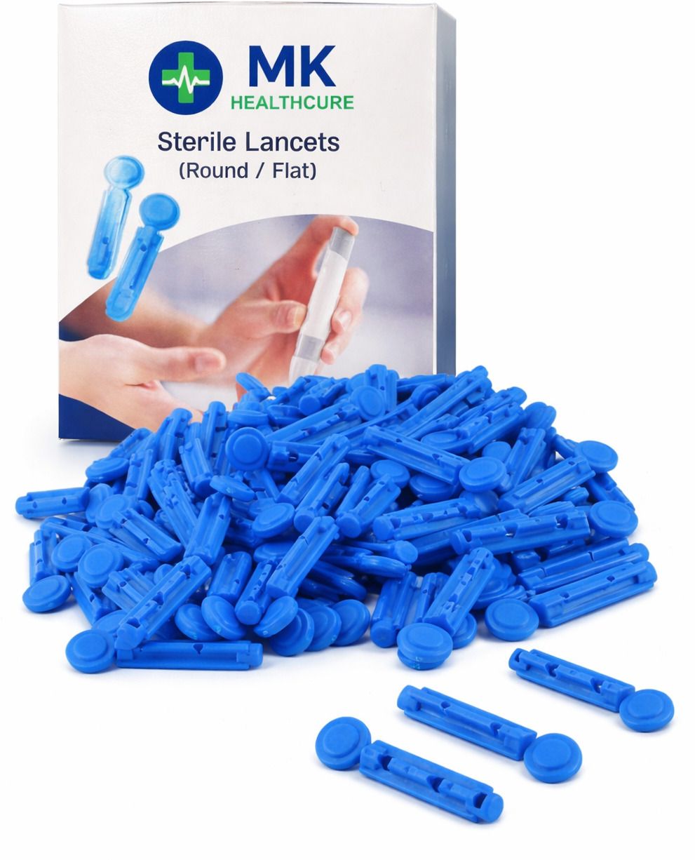 Healthaura Round blood Lancets -200 Pcs Glucometer Lancets-image-40