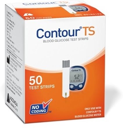 contour ts without Outer Box PAcking 50 Glucometer Strips-image-44