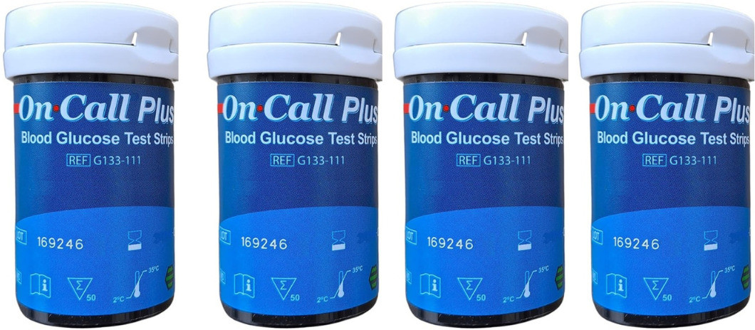 NSC On Call Plus 394370 200 Glucometer Strips- 200 Glucometer Strips image 1