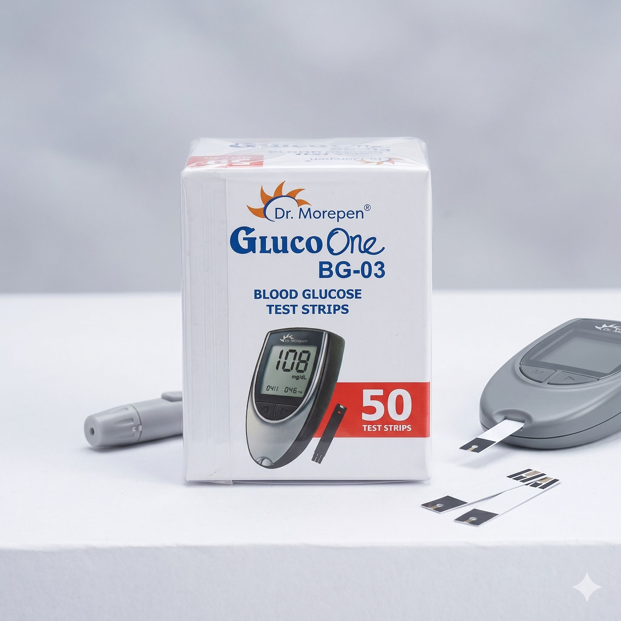 Dr. Morepen GLUCO ONE BG-03 50 Glucometer Strips-picture-44