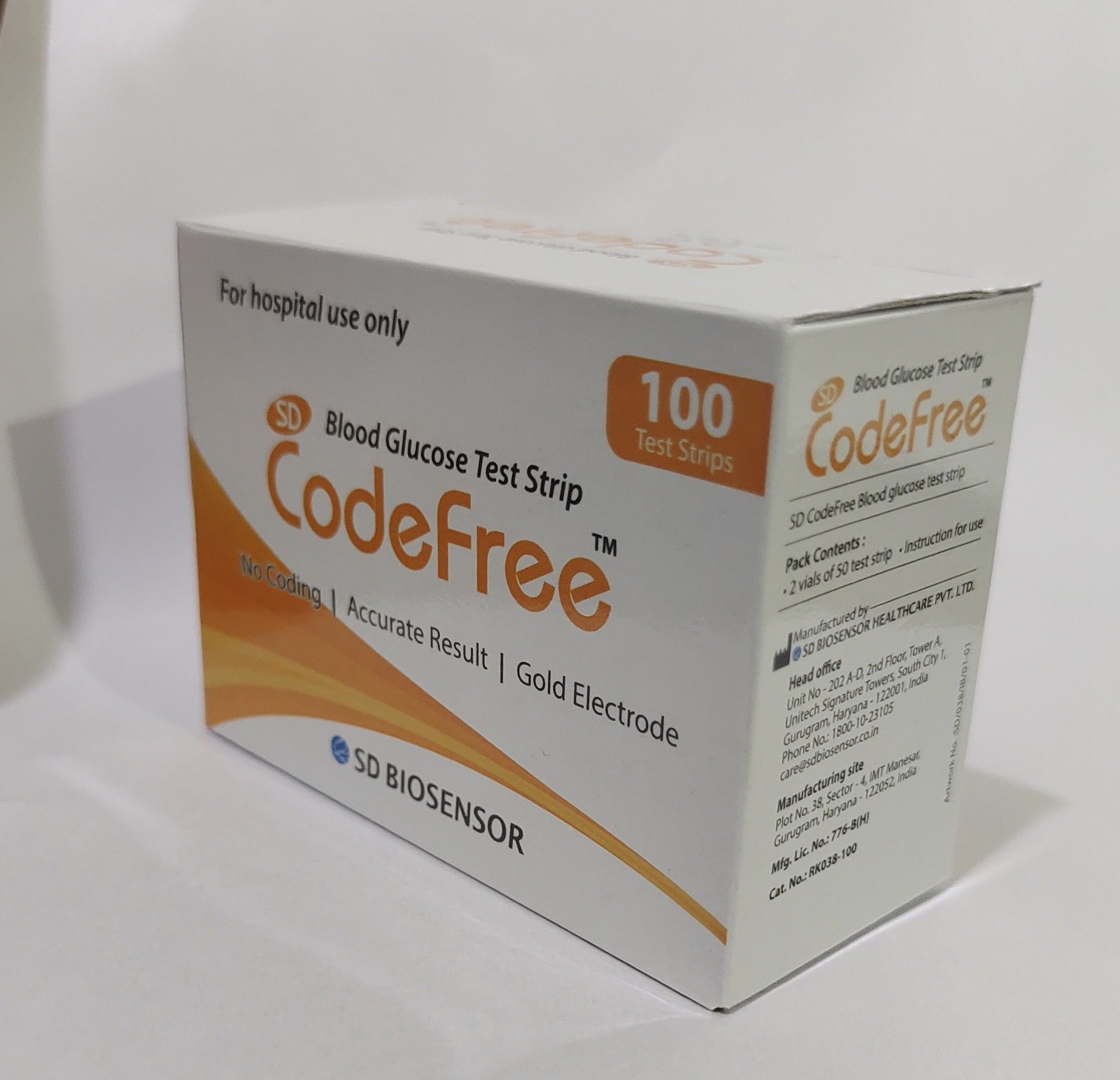SD Codefree 1028 100 Glucometer Strips-image-33
