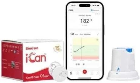 Sinocare Sensor 1 Glucometer Strips-image-1