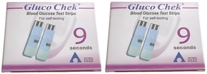 Gluco Chek Gluco-09 (50*2) 100 Glucometer Strips image 1