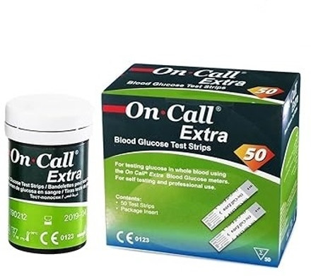 On Call Extra (Green) 50 Glucometer Strips image 1