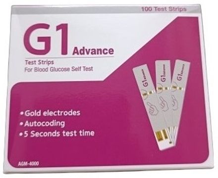 Alere G1 Advance (AGM-4000) 100 Glucometer Strips-picture-38