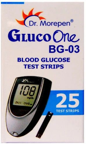 Dr. Morepen Bg 03 25 strips 25 Glucometer Strips-picture-30