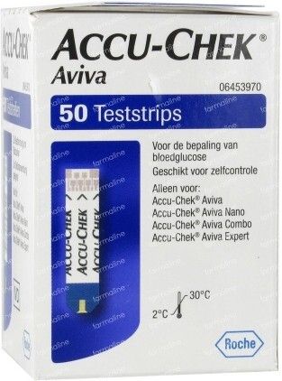 ACCU-CHEK Aviva Strips - 50 50 Glucometer Strips-picture-12