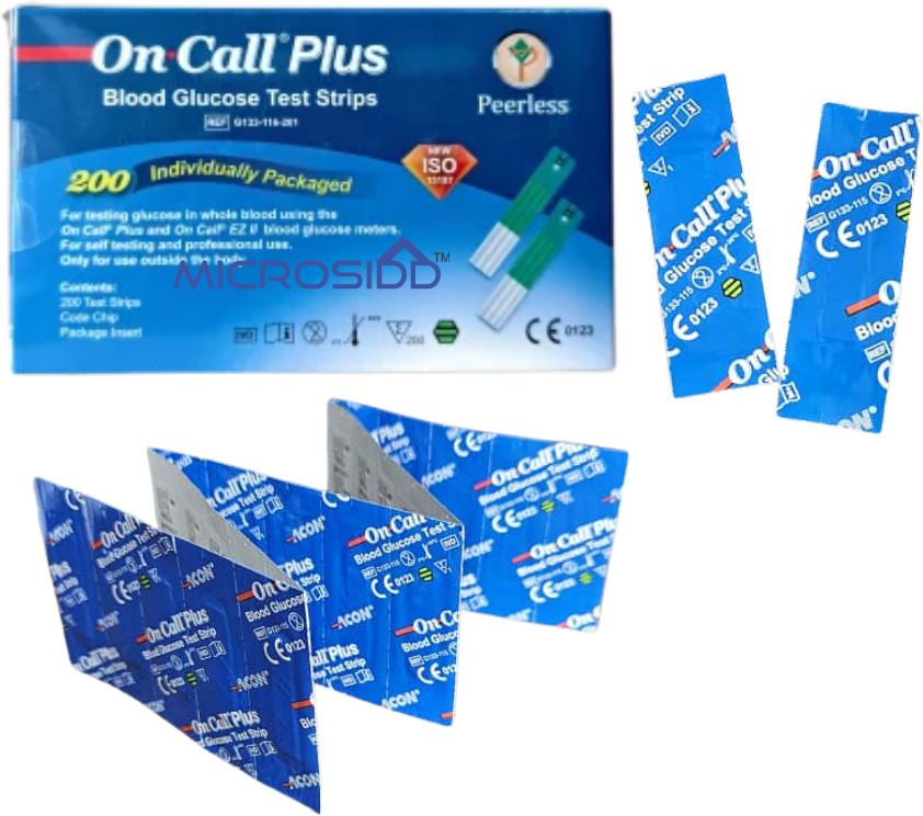On Call Plus Individual Foil 50 Glucometer Strips-picture-35