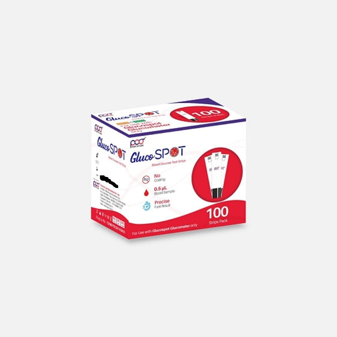 POCT PSG-10 100 Glucometer Strips-image-36