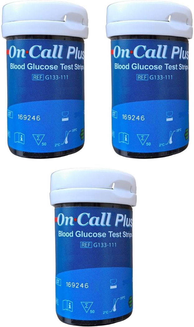 NSC On Call Plus 394274 150 Glucometer Strips - 150 Glucometer Strips-image-33