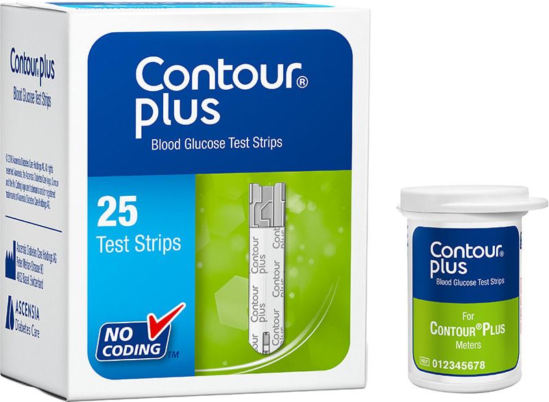 CONTOUR PLUS PLUS 25 Glucometer Strips-image-39