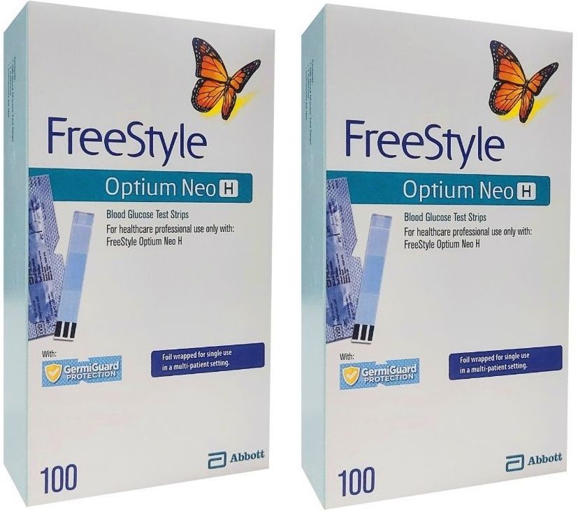 Freestyle NeoH (2x100) 200 Glucometer Strips-picture-33