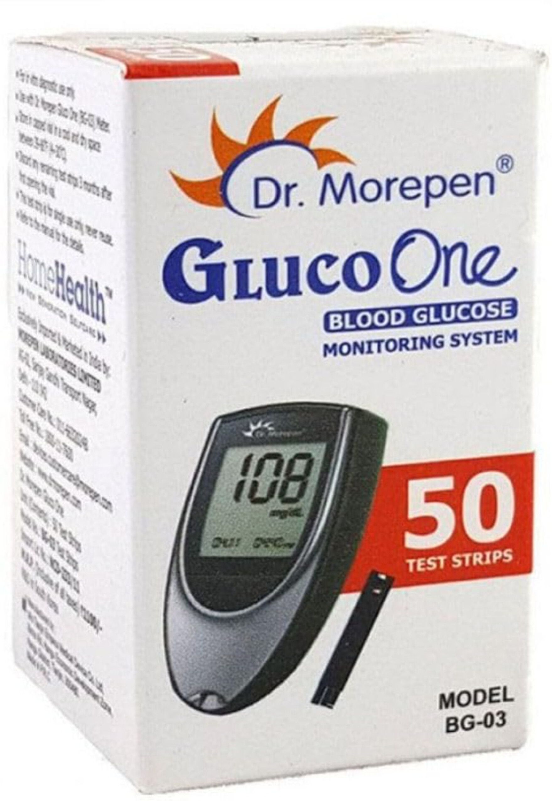Dr. Morepen 03 50 Glucometer Strips-image-42