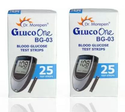 Dr. Morepen Dr.Morepen BG-03 25 Glucometer Strips (PACK OF 02) 25 Glucometer Strips-picture-13