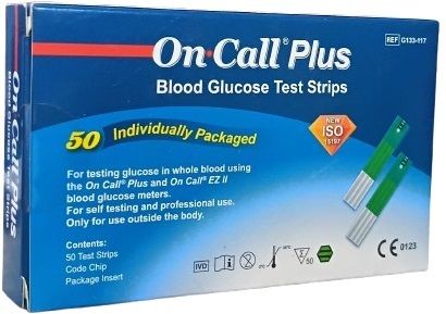 On Call Individuall (G133-117) 50 Glucometer Strips-image-32