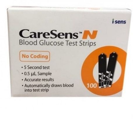 Caresens N (50*2) 100 Glucometer Strips-picture-40