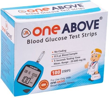 one Above 1+ 100 Glucometer Strips-picture-14