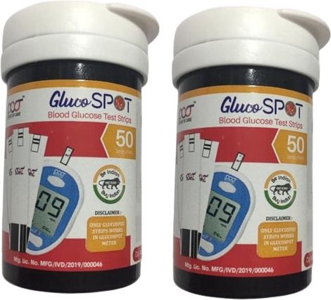BB Healthy POC GlucoSpot (2x50) 100 Glucometer Strips-picture-40
