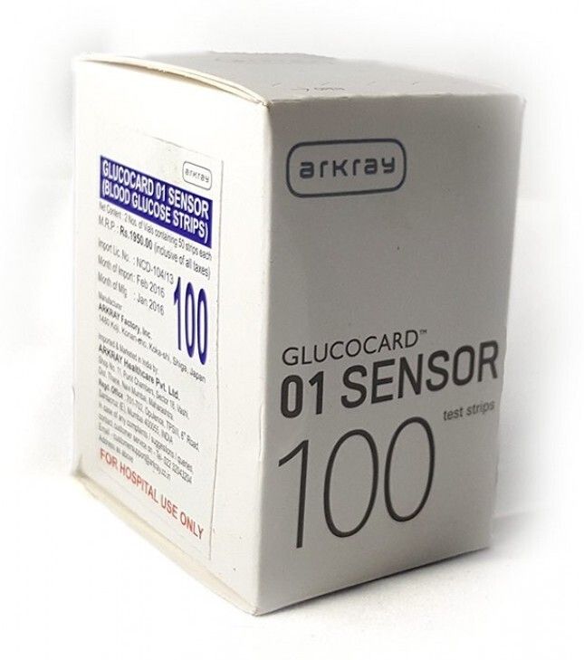 Arkray Glucocard 01 Sensor 100 Glucometer Strips-image-3
