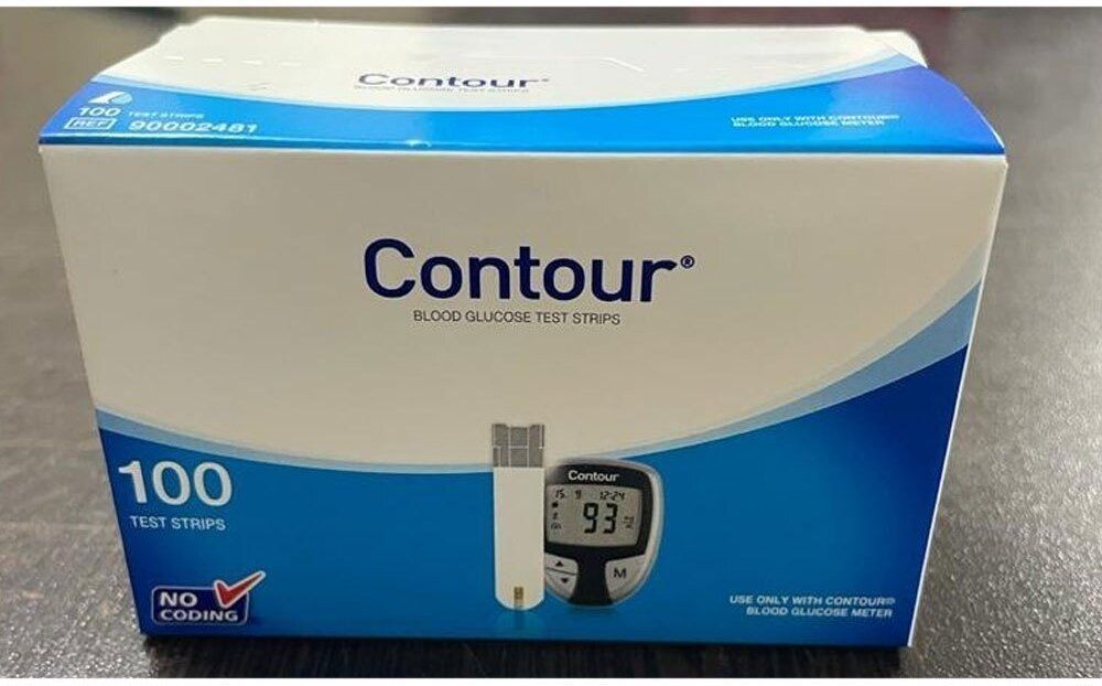 CONTOUR PLUS ( CONTOUR BLUE ) 100 Glucometer Strips-image-40