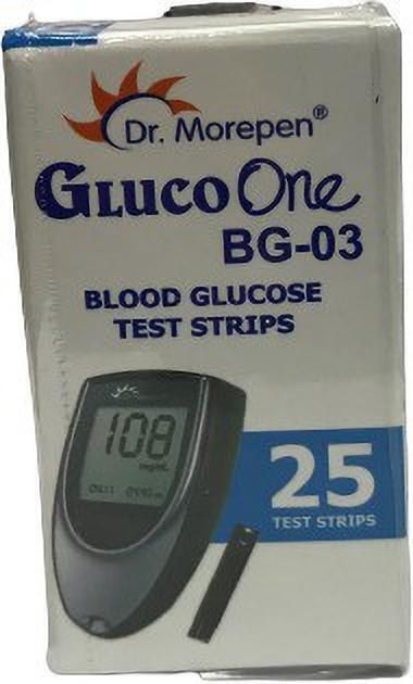 Dr. Morepen GLUCO ONE BG-03 25 Glucometer Strips-picture-12