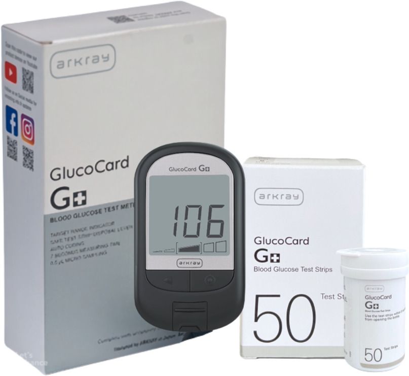 arkray GlucoCard G+ Glucometer – 50 Strips, Quick Results, Safe Disposal Glucometer-picture-11