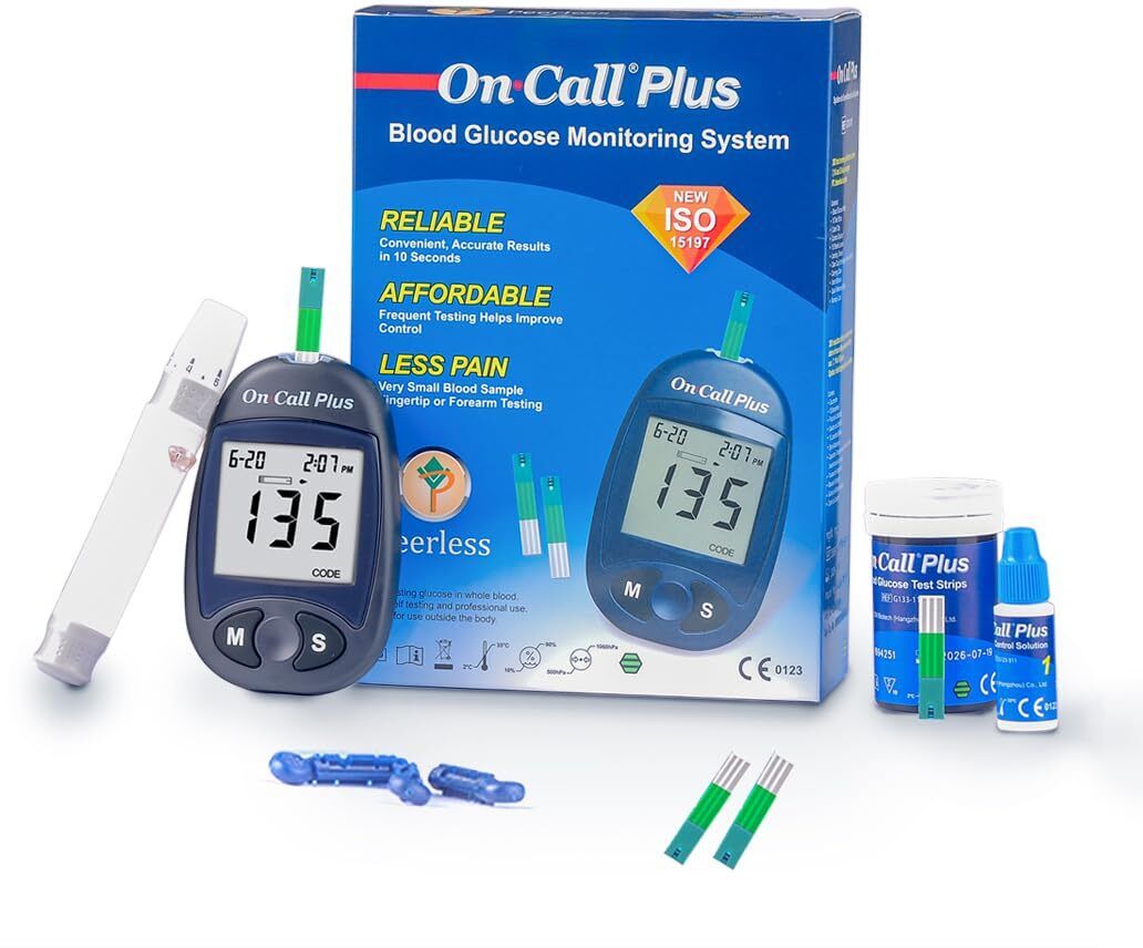 Plus with 10 FREE strips from ACON USA Glucometer