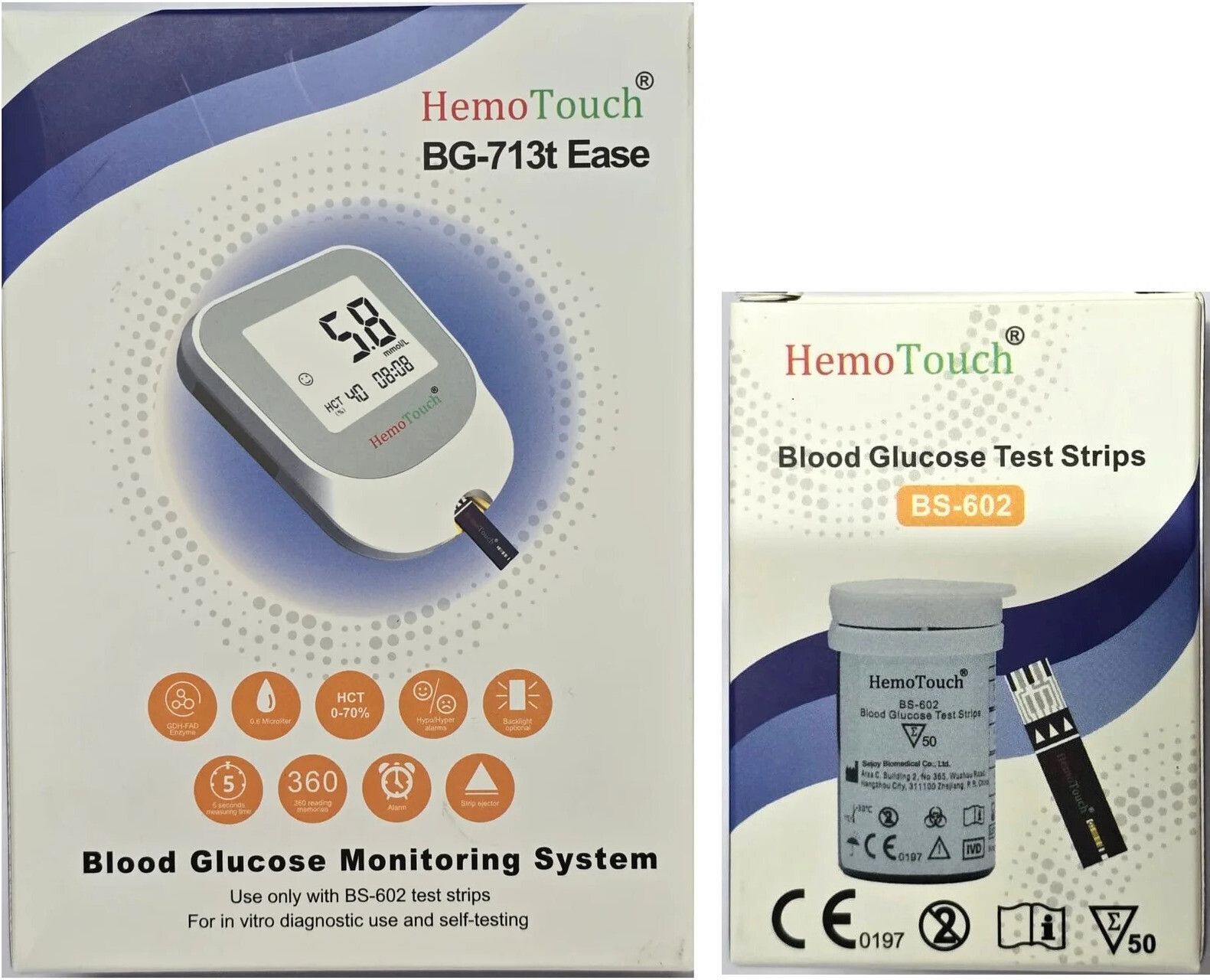 BG 602 Glucometer with 50 strips Glucometer-image-41